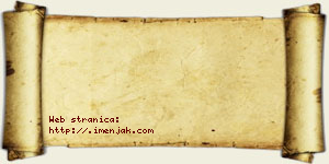 Nina Roknić vizit kartica